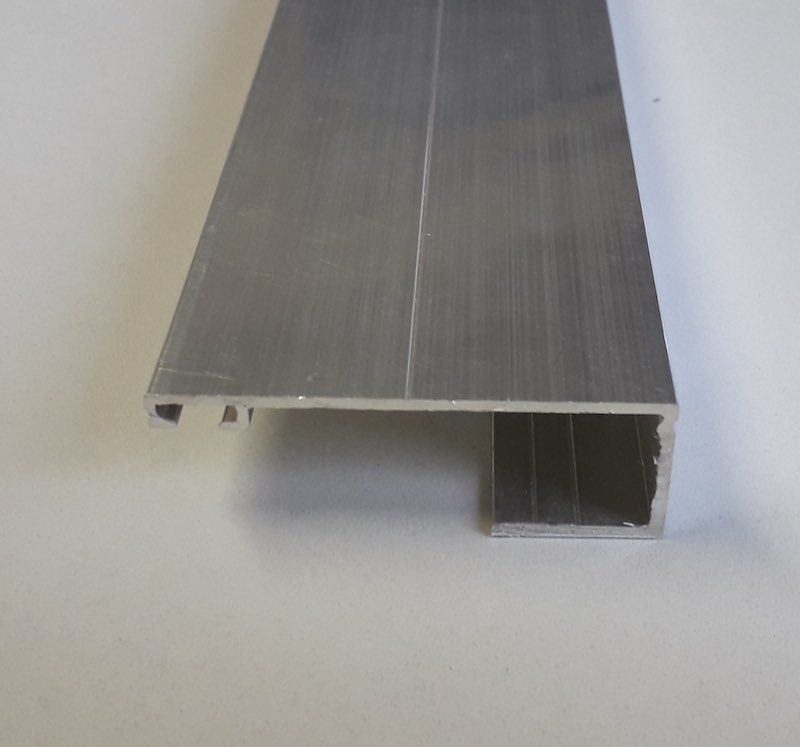 Alu Randschienen für 8mm Glas Alu Randschienen für 8mm Glas